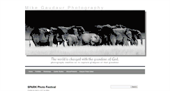 Desktop Screenshot of mikegaudaurphotography.com